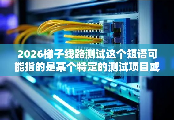 2026梯子线路测试这个短语可能指的是某个特定的测试项目或测试方案，具体含义需要根据上下文来确定。以下是一些可能的解释和相关信息