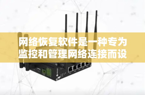 网络恢复软件是一种专为监控和管理网络连接而设计的工具。这些软件能够实时监控网络状态，发现问题，并尝试恢复网络连接。它们通常用于企业网络、数据中心和云环境等场景，以确保网络的稳定性和可用性
