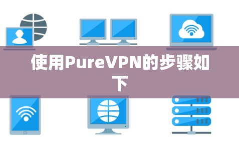 使用PureVPN的步骤如下