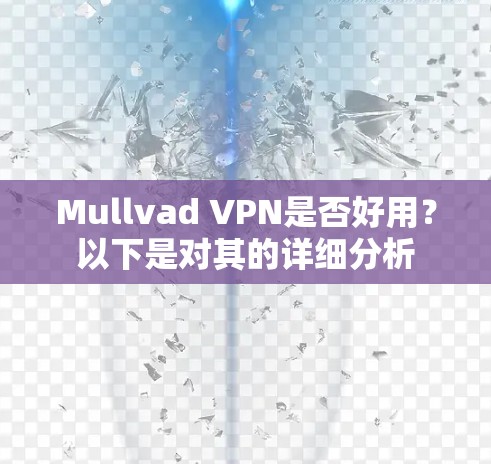 Mullvad VPN是否好用？以下是对其的详细分析